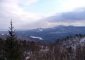 A view of the Mount Orford while we were climbing