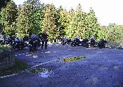 Bikes at rest