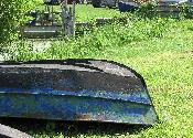 An old weather beaten boat