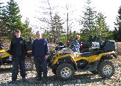 My son and I with the Outlander
