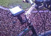 Mounted to the handle bar stem