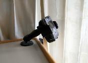 Here a universal RAM mount is used for the cell phone.