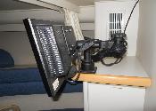 RAM 109 mount used on the flat-screen TV in the front seating area.