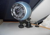 RAM 109 mounts used for securing Ball Speakers in Salon.
