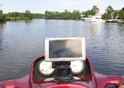 Nuvi 660 in operation on the Biloxi River