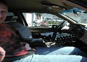 Passenger seating clearance . Seat is still fully forward