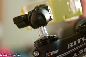 Mounted on top of stem cap