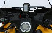 centrally mounted for eyes on the trail