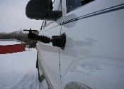 Suction mount outside