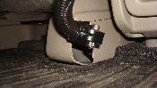 Had to trim seat trim panel to replace
