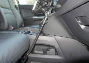 Descent height from installed rod.