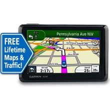 Garmin Nuvi 1390 with Lifetime Maps and Traffic