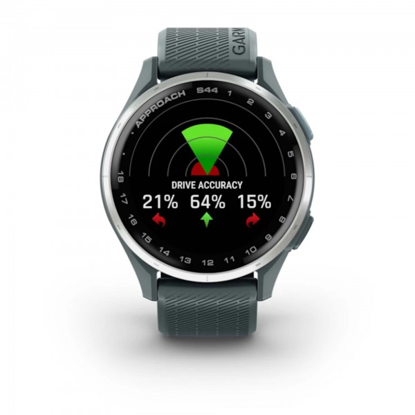 GARMIN Approach S44 ゴルフGPSウォッチ Twilight Garmin Approach S44 GPS Golf Watch Silver Aluminum with Twilight