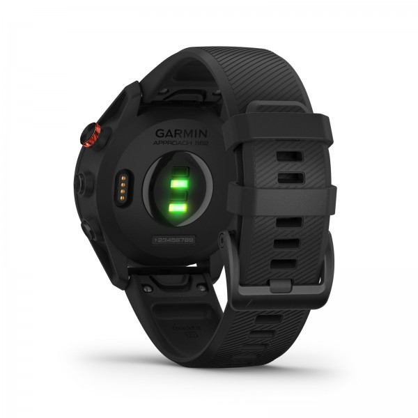 Garmin Approach S62 GPS Golf Watch with Black Silicone Band