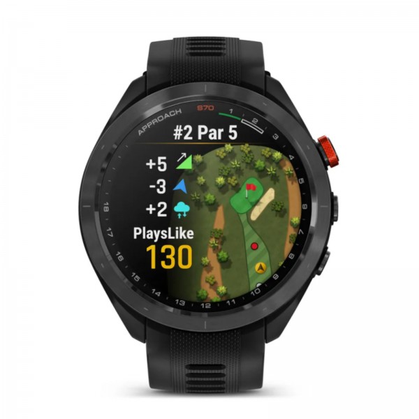 GARMIN アプローチ S70 47MM Garmin Approach S70 47mm with Black Silicone Band