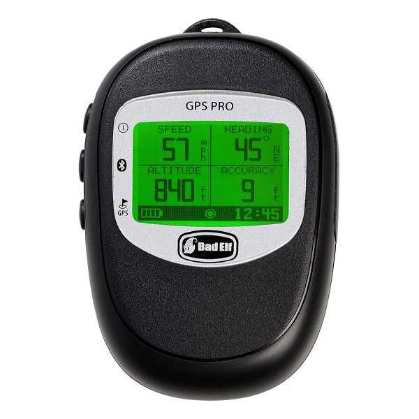 Bad Elf 2200 GPS Pro Black and Silver Bluetooth GPS Data Logger
