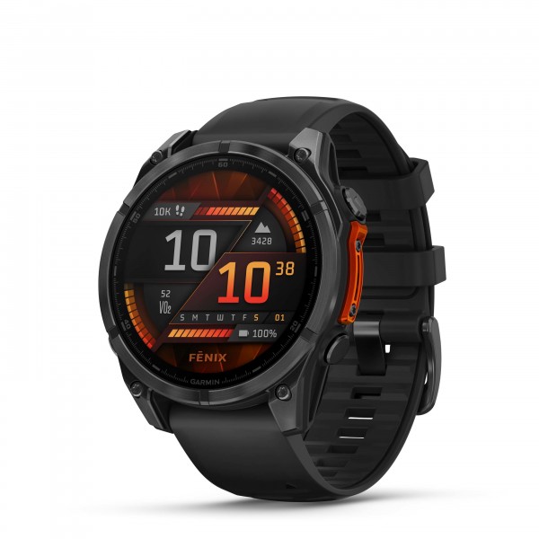 Garmin fenix 8 47mm AMOLED Slate Gray with Black Band