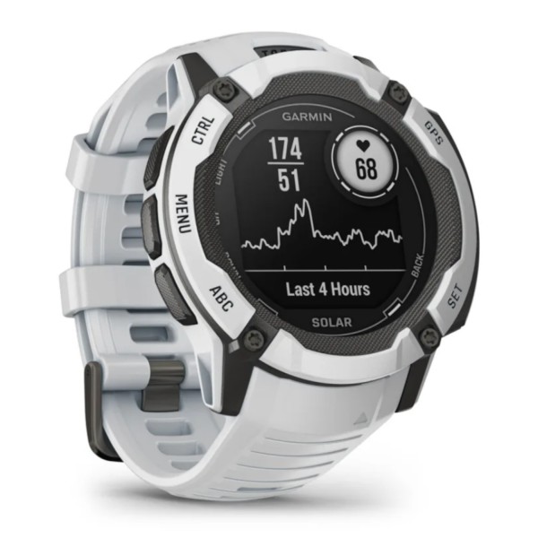 Garmin Instinct 2X Solar GPS Watch Whitestone