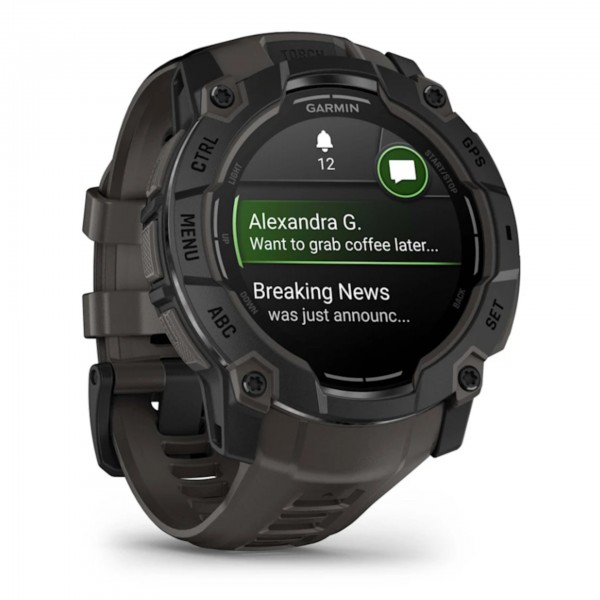 Garmin Instinct 3 50 mm Black with Charcoal Band