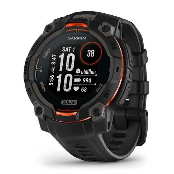 Garmin Instinct 3 45 mm Solar Black with Black Band