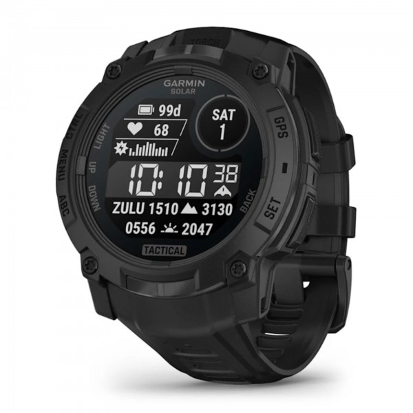 Garmin Instinct 3 50mm Solar Tactical Edition GPS Watch Black
