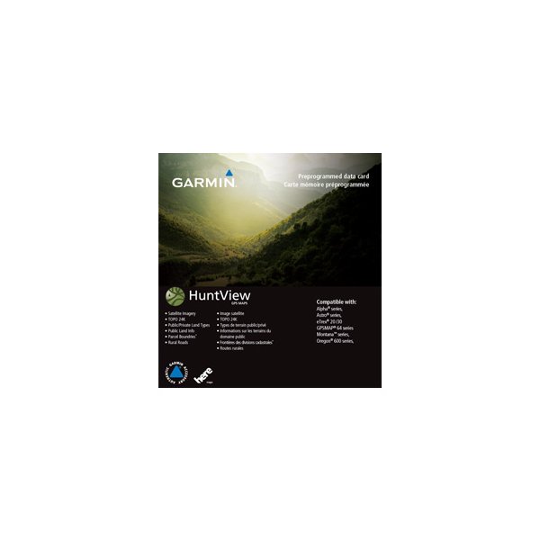 Garmin HuntView PLUS IDAHO – MicroSD Card With Birdseye Satellite Imagery & 24K TOPO Maps