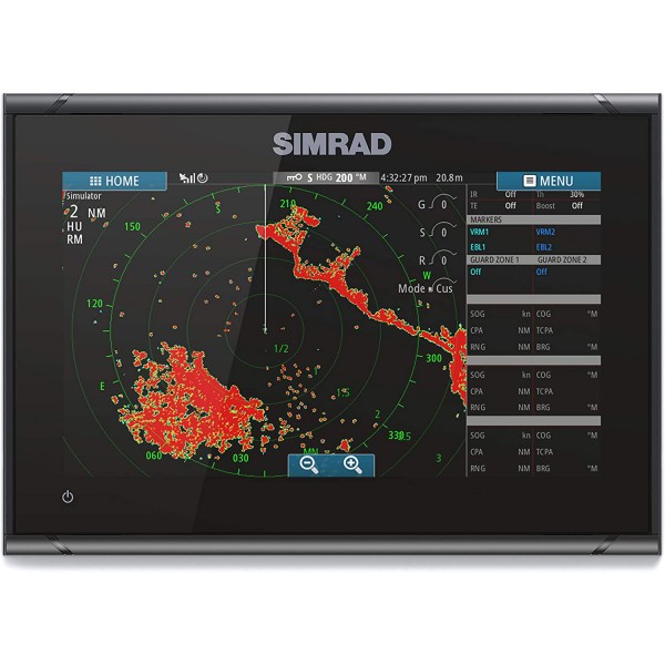 Combo Simrad GO9 XSE Avec Transducteur Transom Mount 83/200 KHz - Référence 000-16293-001, Neuf