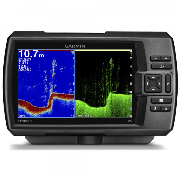 Garmin STRIKER 7dv Fishfinder with CHIRP DownVu Transducer