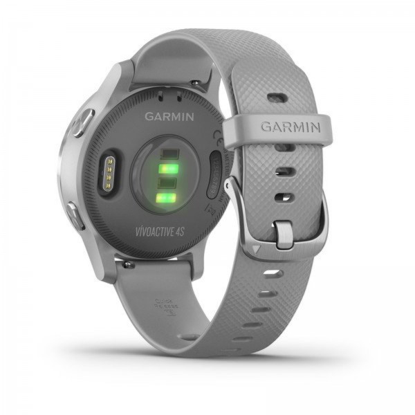 Garmin vivoactive 4S Powder Gray with Silver Hardware