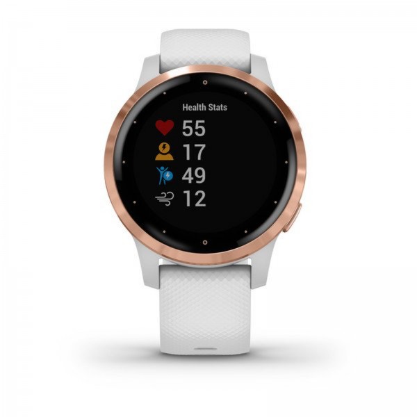 Garmin vivoactive 4S White with Rose Gold Hardware