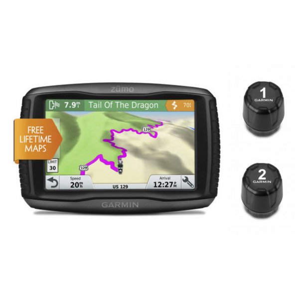 Garmin zumo 595LM Tire Pressure Monitor Bundle