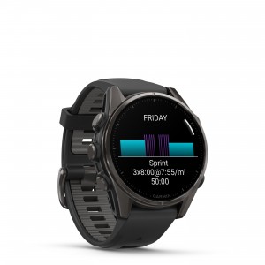 Garmin fenix 8 43mm AMOLED Sapphire Carbon Gray DLC Titanium with