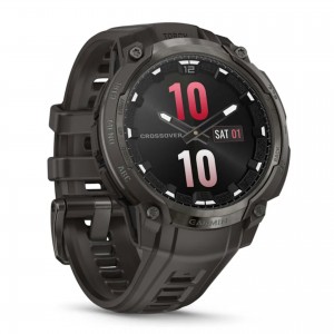 Garmin Instinct Crossover AMOLED Charcoal with Charcoal Silicone Band