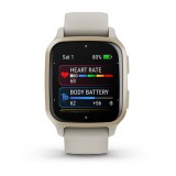 Garmin Venu Sq 2 Music Cream Gold Aluminum Bezel with French Garmin Venu Sq 2 Music Cream Gold Aluminum Bezel with French