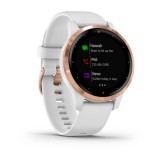 Garmin vivoactive 4S White with Rose Gold Hardware
